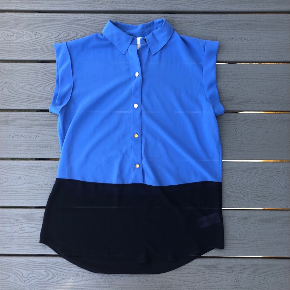 michael kors short sleeve blouse